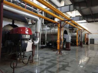 烏魯木齊（qí）3台5噸燃氣熱水鍋爐（lú）供暖運行中