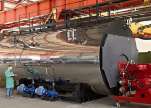 燃甲醇（chún）(醇基燃料)臥式熱水（shuǐ）鍋爐